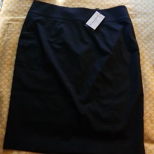 Black wool Burberry Skirt
